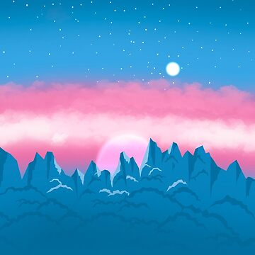 trans flag desktop forest